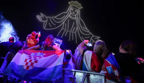 04.08.2025., Sinj - Veliki koncert Marka Perkovica Thompsona u Sinju. Photo: Matija Habljak/PIXSELL