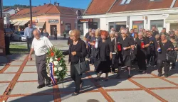 Požega, 5. 8. 2025. Dan pobjede i domovinske zahvalnosti, polaganje vijenaca