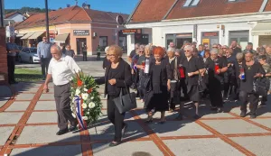 Požega, 5. 8. 2025. Dan pobjede i domovinske zahvalnosti, polaganje vijenaca