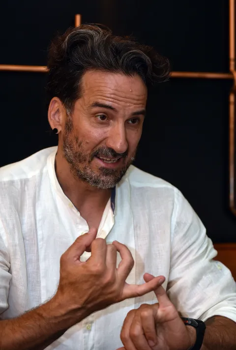 Zagreb, 31.07.2025 (novosti) - Marin Miletic, Sabor, MOST, uz razgovor T.Tomicic.foto Davor Kovacevicnovosti