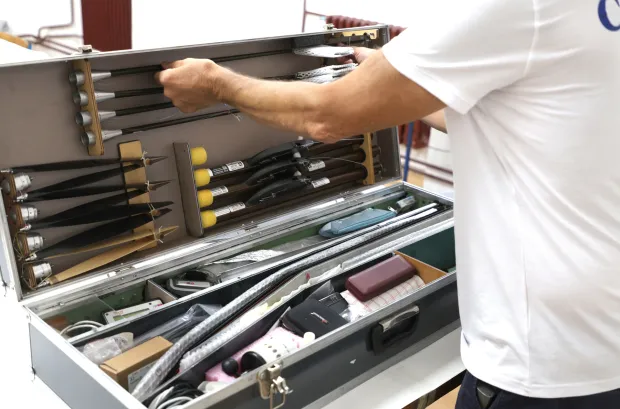 Osijek, 31. 07. 2025., Dom tehnike, avijatičari, zrakoplovno modelarstvo, Svjetsko prvenstvo u zrakoplovnom modelarstvu - Rumunjska, kofer; zrakoplov u dijelovimaSNIMIO BRUNO JOBST