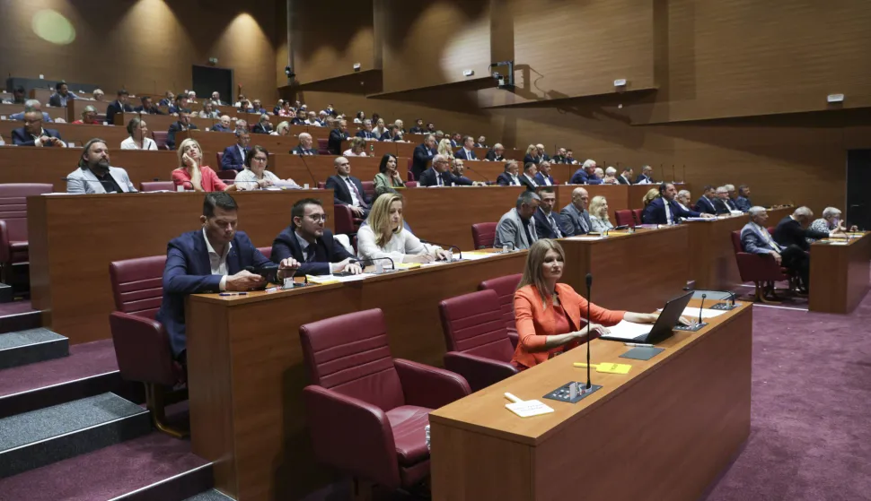 Zagreb, 27.06.2025. - Nastavak 6. sjednice Hrvatskog sabora - glasanje. foto HINA/ Lana SLIVAR DOMINIĆ/ lsd