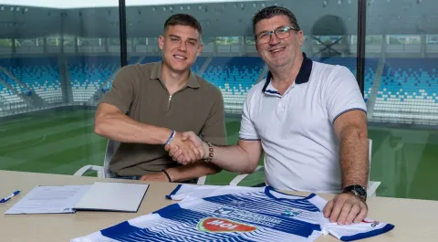 Oleksandr Petru&scaron;enko i Alen Petrovi. NK Osijek