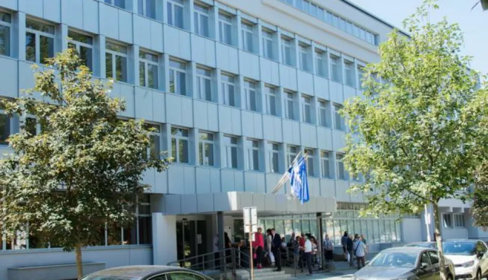 OSIJEK- 30.06.2020., Park kralja Zvonimira, zavrsna konferencija projekta Energetska obnova zgrade HZMO i HZZO u Osijeku..FotoAndrea Ilakovac