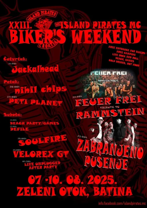 Zabranjeno pu&scaron;enje svira na Biker&rsquo;s weekendu