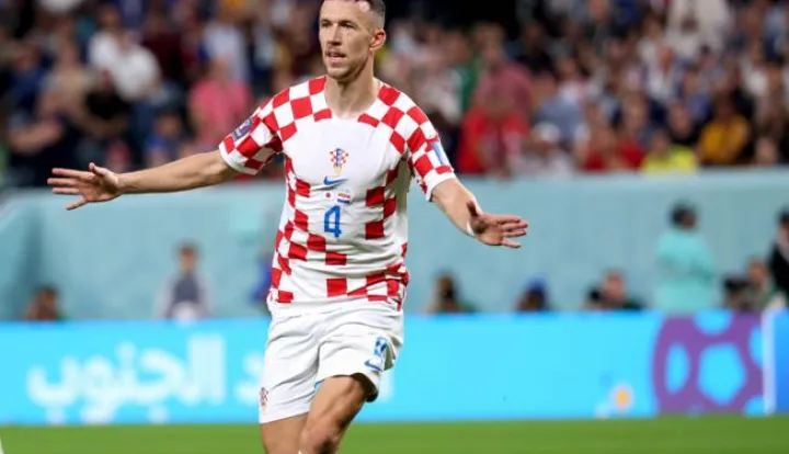 Al Wakrah, 05.12.2022. - Utakmica osmine finala Svjetskog nogometnog prvenstva Japan - Hrvatska na stadionu Al Janoub. Na fotografiji Ivan Perišić. foto HINA/ Damir SENČAR/ dk