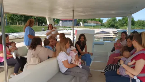 Edukacija o dojenju tijekom plovidbe BosutomAndrija&scaron;evciUstupljene fotografije