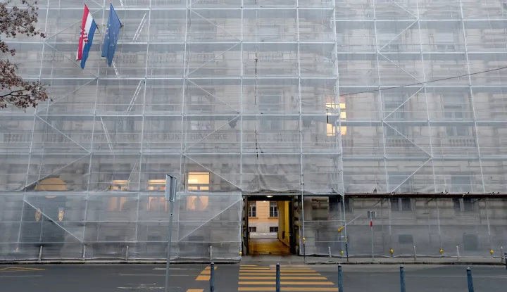 05.02.2024., Zagreb - Nakon sto su objavljenje poruke poslane sucu Ivanu Turudicu, a koje su izuzete iz mobitela Josipe Rimac, Vrhovni sud ce zatraziti sve podatke koji su proteklih dana izašli u javnost i na osnovu njih odnijeti odluku. Zgrada Vrhovnog suda, ilustracija Photo: Patrik Macek/PIXSELL