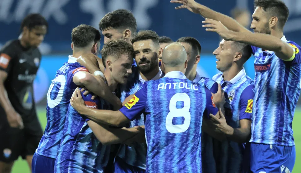 Zagreb.1.8.2025.- Utakmica 1. kola HNL-a Lokomotiva - Vukovar 91.Foto HINA/Tomislav Pavlek/ tp