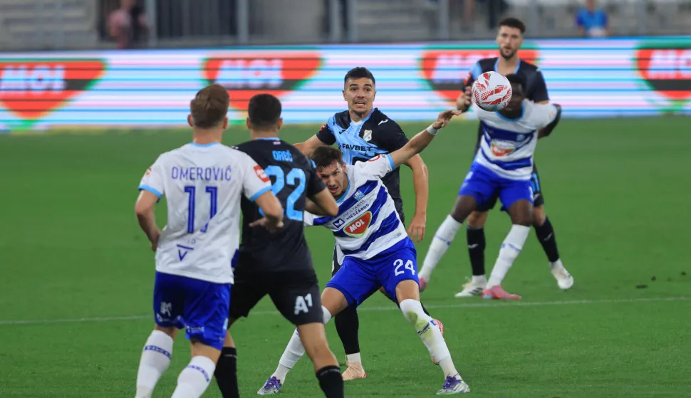 Osijek, 09.08.2025 - Susret 2. kola HNL-a Osijek - Rijeka. foto HINA/ ik