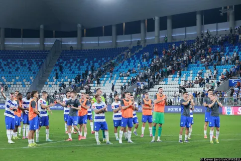 09.08.2025., stadion Opus Arena, Osijek - SuperSport HNL, 02. kolo, NK Osijek - HNK Rijeka. Photo: Davor Javorovic/PIXSELL