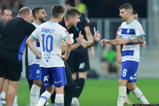 09.08.2025., stadion Opus Arena, Osijek - SuperSport HNL, 02. kolo, NK Osijek - HNK Rijeka. Simon Rozman Photo: Davor Javorovic/PIXSELL