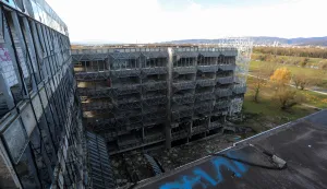 18.11.2023., Zagreb - Obilazak gradilista Sveucilisne bolnice u sklopu projekta Boruta Separovica i Montazstroja. Photo: Zeljko Hladika/PIXSELL