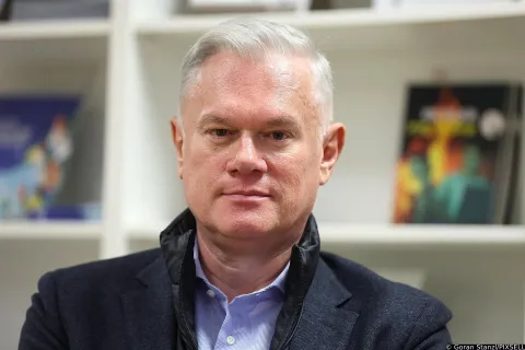 05.03.2024., Zagreb - Darko Tipuric, predsjednik Hrvatskog drustva ekonomista, procelnik Katedre za organizaciju i menadzment. Photo: Goran Stanzl/PIXSELL