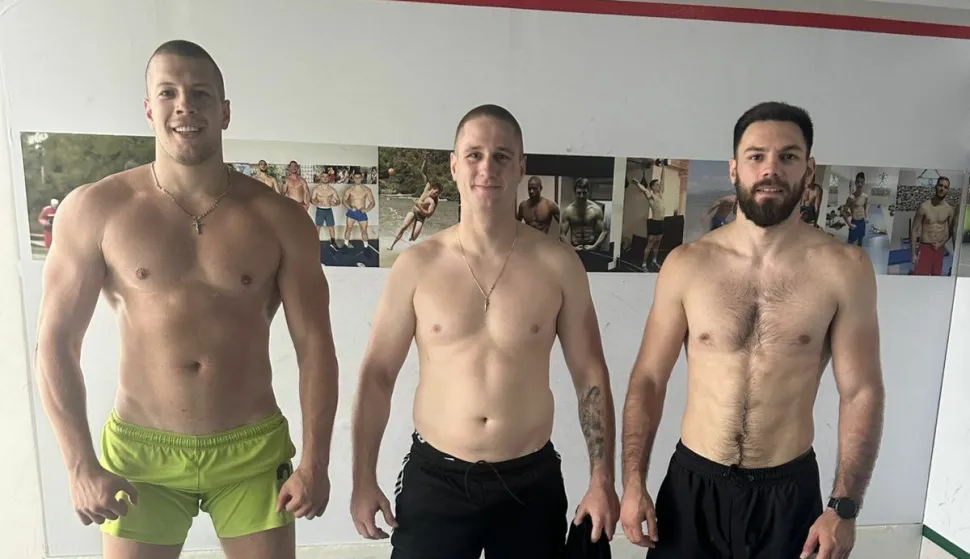 Luka Pratljačić, Zvonimir Rebolj i Gabrijel Veočić na pripremama u Osijeku