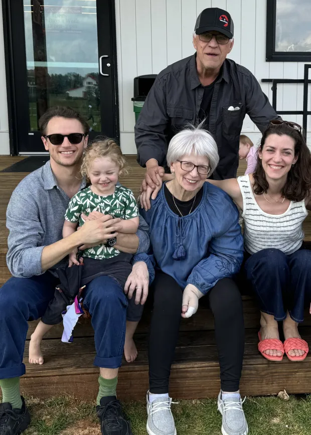 Josip Šimunović s obitelji