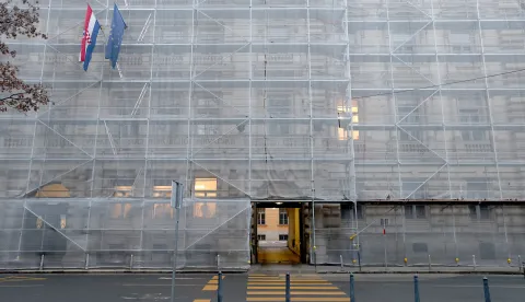 05.02.2024., Zagreb - Nakon sto su objavljenje poruke poslane sucu Ivanu Turudicu, a koje su izuzete iz mobitela Josipe Rimac, Vrhovni sud ce zatraziti sve podatke koji su proteklih dana izašli u javnost i na osnovu njih odnijeti odluku. Zgrada Vrhovnog suda, ilustracija Photo: Patrik Macek/PIXSELL