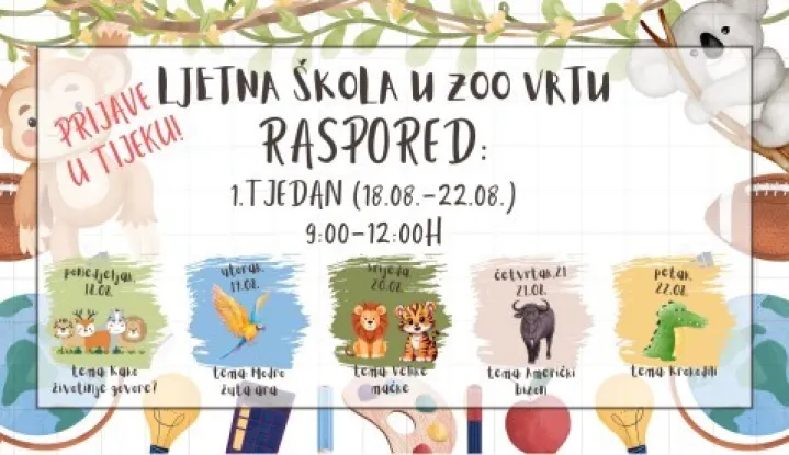 Ljetna škola u ZOO vrtu