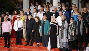 Sarajevo, 15.08.2025. - Svjetskom premijerom filma "Paviljon" u režiji Dine Mustafića večeras je otvoren 31. Sarajevo Film Festival (SFF). foto HINA/ FENA/ Almir Razić/ ml.