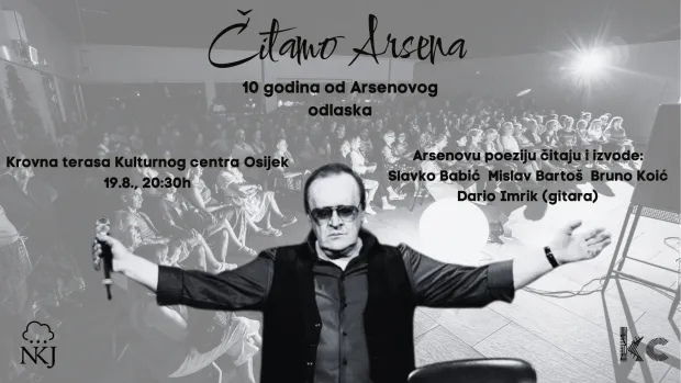 Čitamo Arsena 2025. - plakat