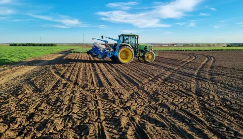 BARANJA - SJETVA KUKURUZA, TRAVANJ 2024.POLJE, NJIVA, ZEMLJA, ORANICA