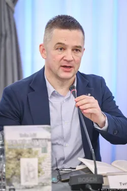 20.05.2025., Zagreb - Promocija knjige Drazena Lalica "Dvije kuce iznad mora". Photo: Neva Zganec/PIXSELL