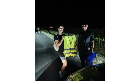 Reflektirajući prsluk za hodočasnicu