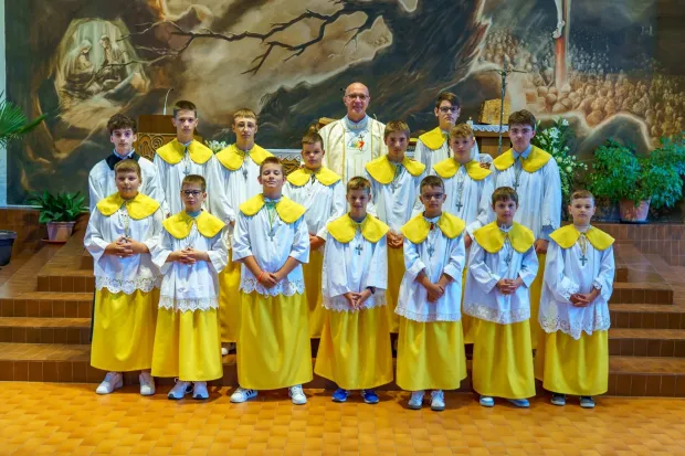 VOĐINCIPrečasni Ante &Scaron;i&scaron;ko se oprostio od svojih vjernika u Vođincima prije odlaska na novu dužnost u OsijekKOLOVOZ 2025.