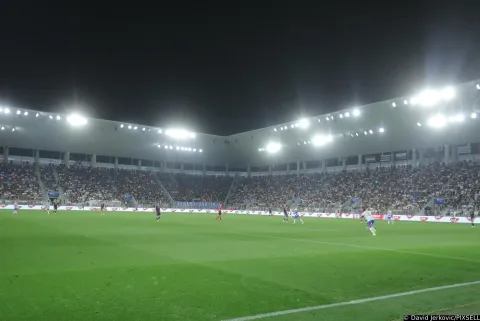 02.08.2025., Opus Arena, Osijek - SuperSport HNL, 01. kolo, NK Osijek - GNK Dinamo. Photo: David Jerkovic/PIXSELL Photo: David Jerkovic/PIXSELL