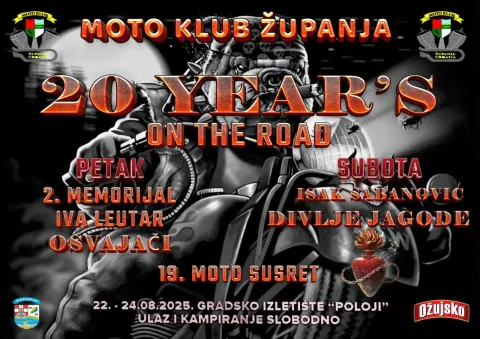 Plakat Moto susret Županja