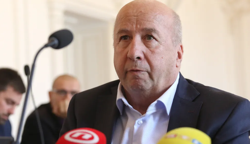 Osijek, 29. 10. 2024, Županijski sud u Osijeku. Suđenje Zdravku Mamiću, svedok, Velimir Zajec.snimio GOJKO MITIĆ