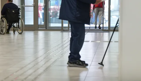 27.03.2023., Zagreb- Hodnici u KB Sveti Duh. Photo: Sandra Simunovic/PIXSELL