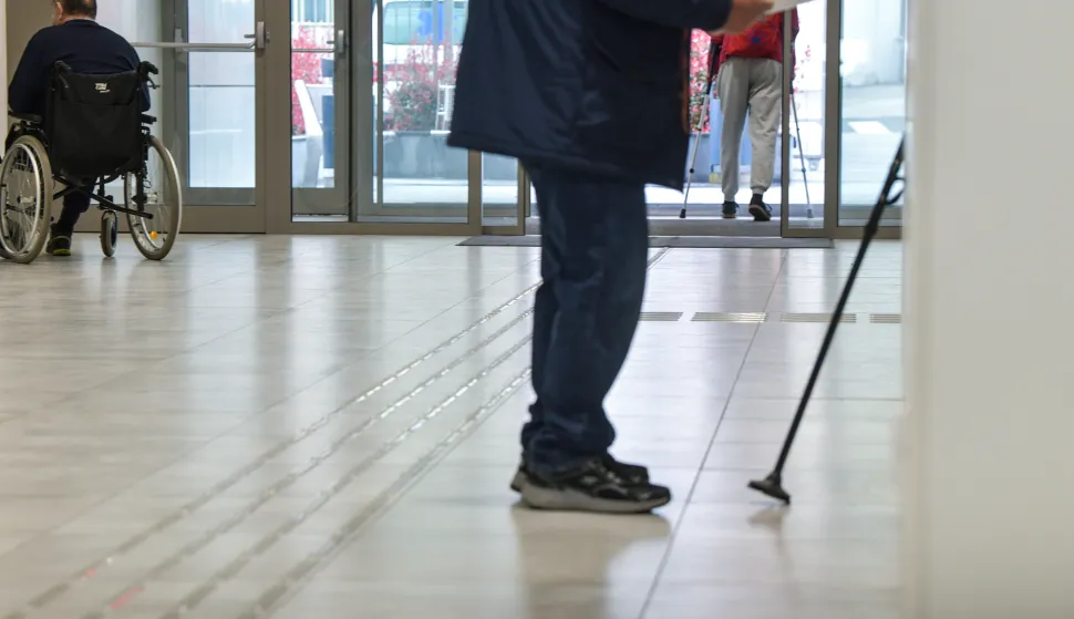 27.03.2023., Zagreb- Hodnici u KB Sveti Duh. Photo: Sandra Simunovic/PIXSELL