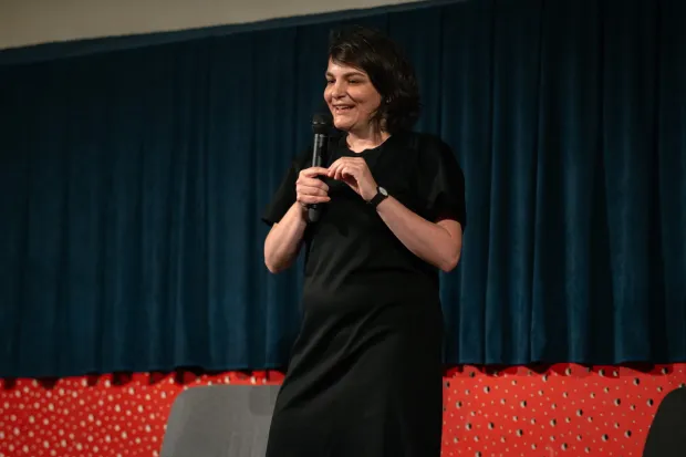 Osijek, Kino Urania, 23. 08. 2025., premijera filma "Lekcije moga tate" Dalija Dozet, kino; film; filmovi; dokumentarac; premijera; Dalija Dozet; publika; kultura; OLJK