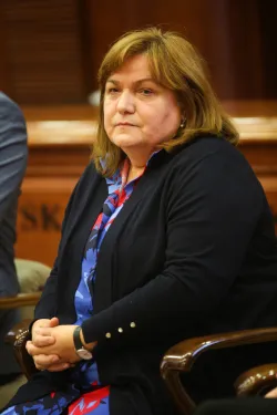 11.10.2023., Zagreb - U Hrvatskoj obrtnickoj komori odrzan je "1. Obrtnicki fokus - Zakon o trgovini", prvi u nizu tematskih okruglih stolova koji ce raspraviti kljucne izazove u obrtnickom sektoru. Photo: Zeljko Hladika/PIXSELL