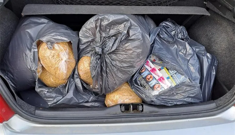 U nekoliko akcija oduzeto na tisuće cigareta i više od 180 kilograma duhana