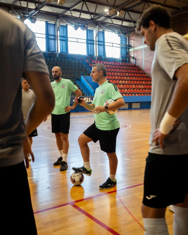 Carmine Tarantino i Gordan Duvančić, treneri. Osijek Kandit