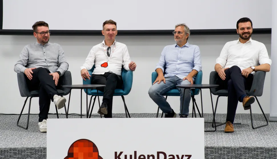 Osijek, 27. 08. 2025., KulenDayz press konferencija, Bernardin Katić; Nenad Brestvina; Mihael Tomić, Dragan Vulin; kulendayz; IT; konferencija; konferencije; IT parkSNIMILA: LAURA BUNJEVAC