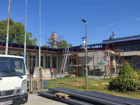 Energetska obnova škole Ivana Kozarca Županja, kolovoz 2025.snimila Marija Lešić Omerović