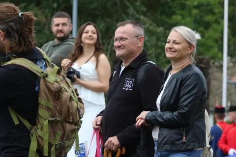 Brođanci, 31. 08. 2025, 51. Olimpijada starih sportova Brođanci, mimohod, paljenje Oimpijskog plamena i natjecanja.snimio GOJKO MITIĆ