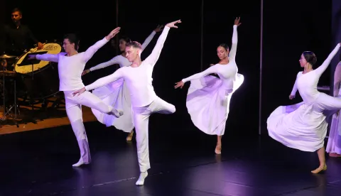 Osijek, 30. 08. 2025, Dvorana Franjo Krežma, Kulturni centar Osijek. Zatvaranje 25. Osječkog ljeta kulture. Carmina Burana, Carl Orff, glazba i Johan Nus, koreografija.snimio GOJKO MITIĆ