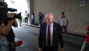 Zagreb, 2.9.2025.- Zajedni?ka sjednica Predsjedni?tva i Nacionalnog odbora HDZ-a. Na slici Branko Ba?i?. foto HINA/ Daniel KASAP/ ua