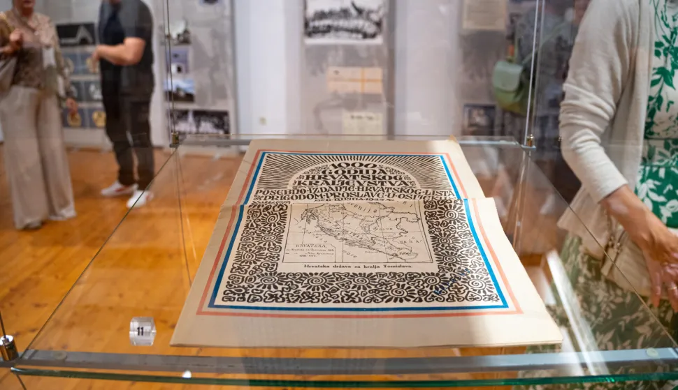 Osijek, 05.09.2025., Otvorenje izložbe povodom 1100. obljetnice Hrvatskog Kraljevstva, Muzej Slavonije, Izložba; otvorenje; obljetnica; Muzej Slavonije