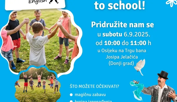 Helen Doron Osijek Istok Welcome back to school party najava, 5.9.2025.Foto: Helen Doron Osijek Istok