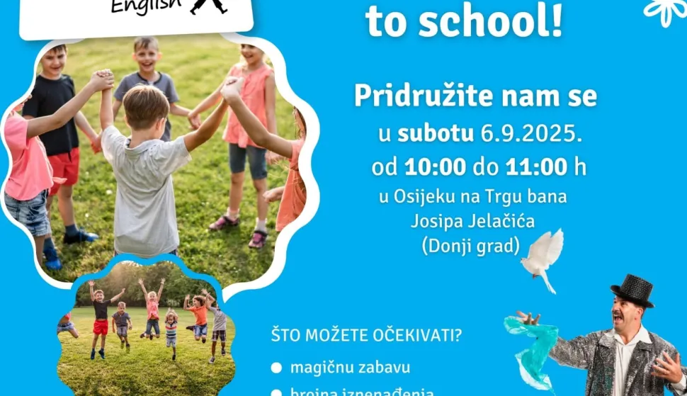 Helen Doron Osijek Istok Welcome back to school party najava, 5.9.2025.Foto: Helen Doron Osijek Istok