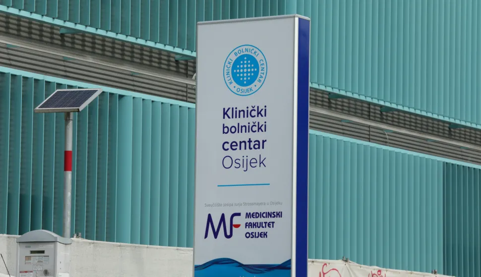 25.04.2023., Osijek - Radovi na zgradi Objedinjenog hitnog prijema (OHPB) koji su u zavrsnoj fazi izgradnje. Photo: Dubravka Petric/PIXSELL