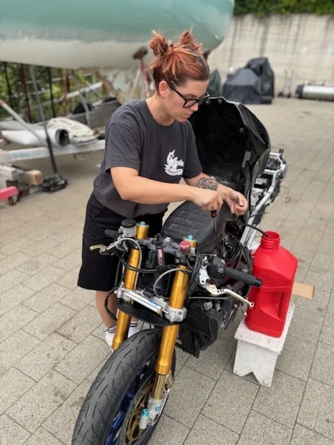 Neni Ničić iz Barbata na otoku Rabu od &scaron;este godine motosport je ljubav i život