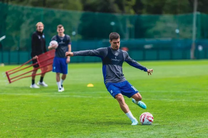 NK Osijek. Pripreme Maribor. Stanislav Šopov