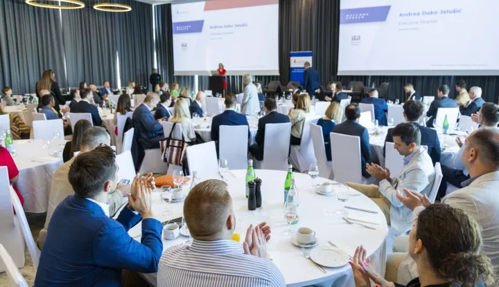 Zagreb, 08.09.2025 - Američka gospodarska komora i Enterprise Investors, jedna od vodećih private equity kompanija u srednjoj i istočnoj Europi, organizirali su "Building Enduring Businesses in Croatia". foto HINA/ Daniel KASAP/ dk