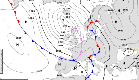 DHMZ – 9. 9. 2025. - Atmosfera će se tijekom utorka, 9. rujna, sve jače destabilizirati. Usrijedu, 10. rujna, te u prvom dijelu četvrtka, 11. rujna, uglavnom na Jadranu i krajevimauz njega bit će obilne oborine uz mogućnost bujičnih i urbanih poplava, a lokalno je vrlovjerojatno i grmljavinsko nevrijeme.